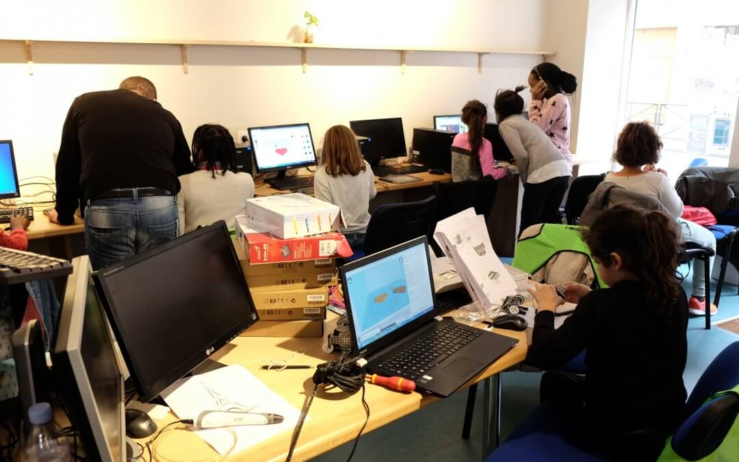 Atelier 3D pour les enfants du centre de loisir